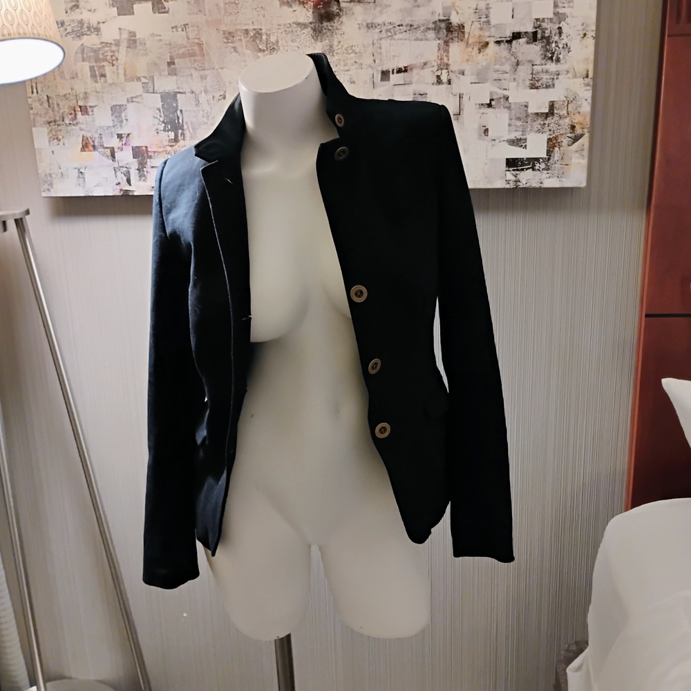 GAP Black Pea Coat Classic Style